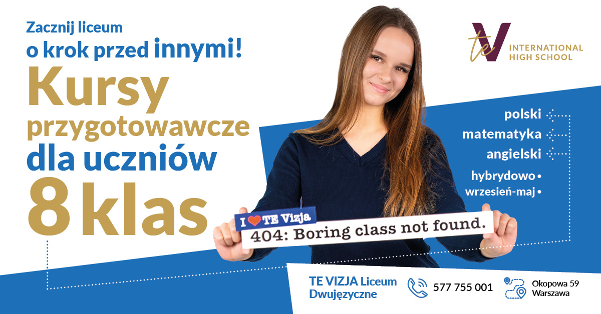 High School Prep Courses in Warsaw – Enrolment Now Open for 2025/2026!