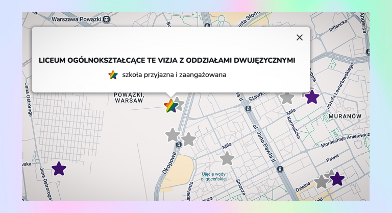 TE Vizja High School on the Equality Map!