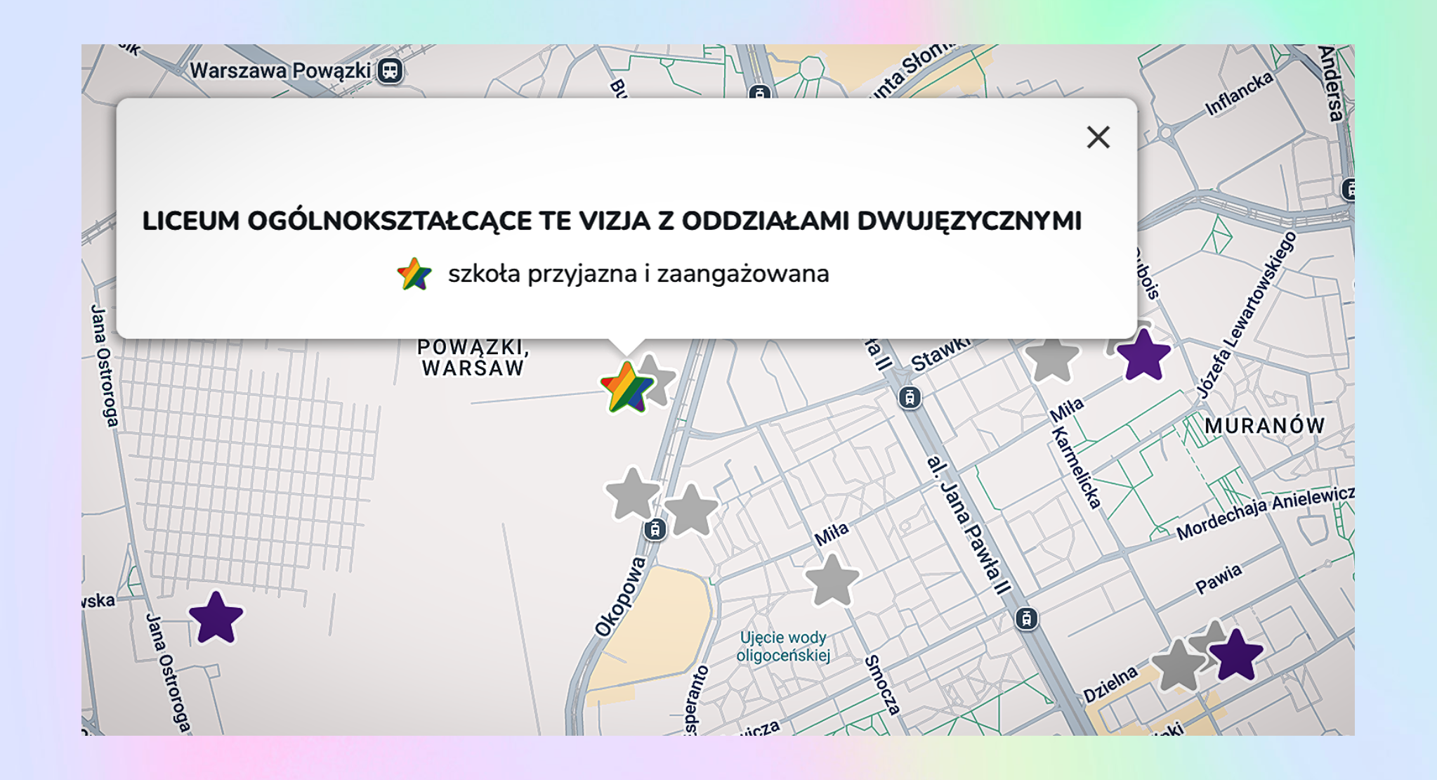 Liceum TE Vizja na Mapie Równości!